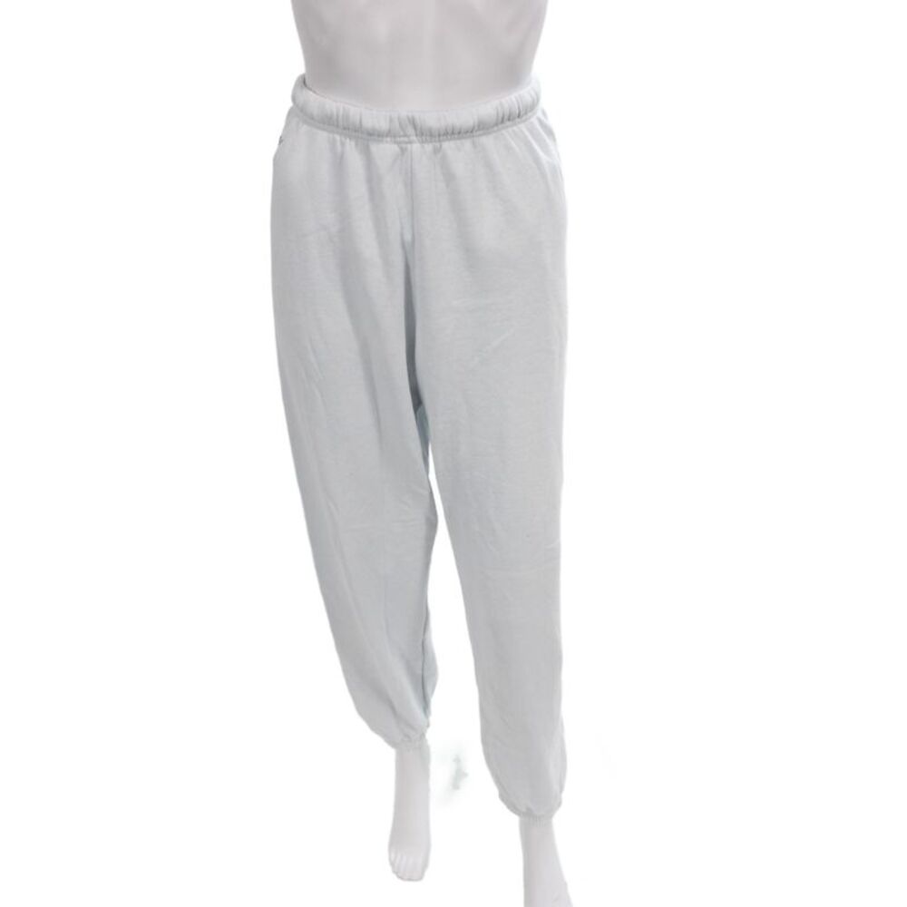 Aviator Nation Unisex Adults Jogger Pants White Cotton  Face Size M